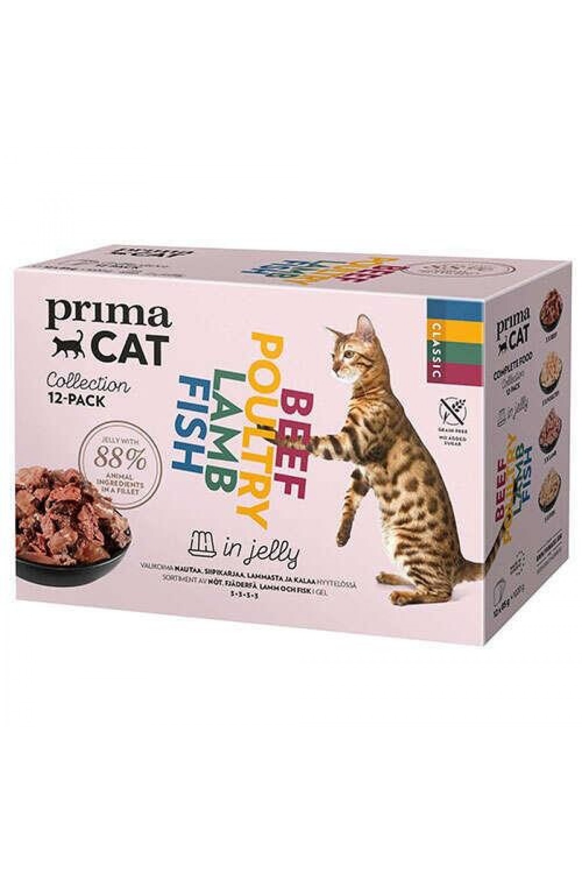 Prima Cat Classic Multipack 12 li Paket 12X85 Gr