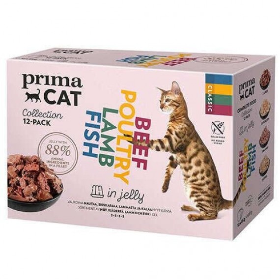 Prima Cat Classic Multipack 12 li Paket 12X85 Gr
